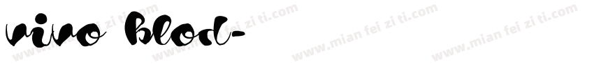 vivo blod字体转换